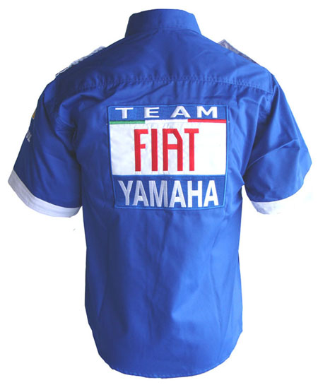 Yamaha Fiat Racing Shirt Blue